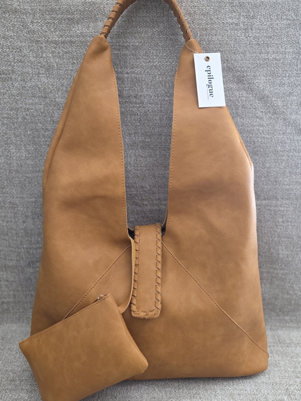 Epilogue Vegan Leather Hobo Bag with Pouch